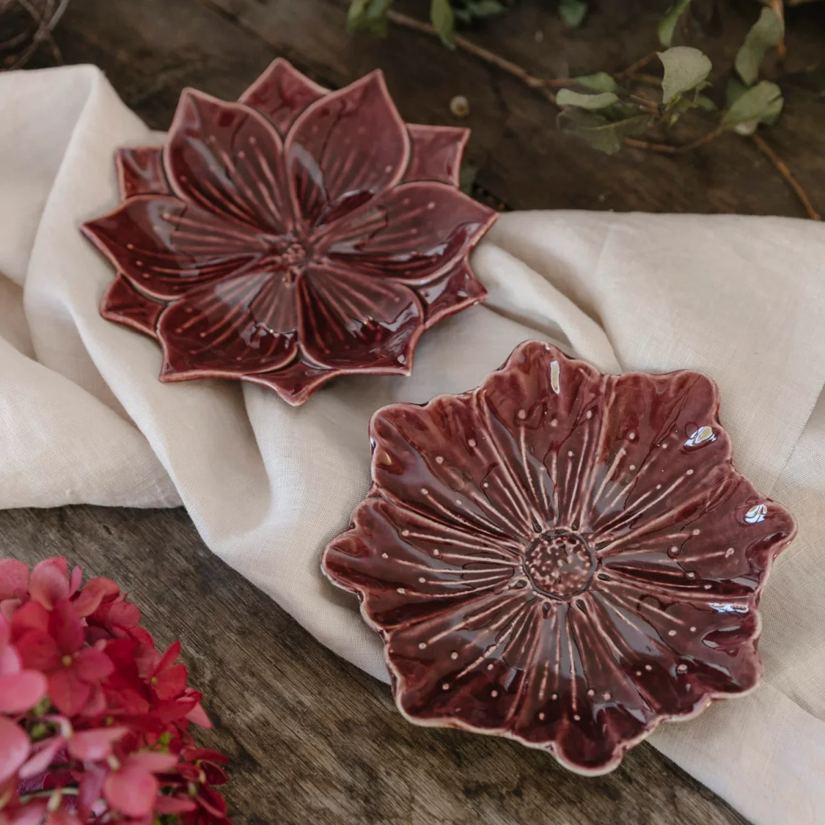 Dekoteller Lilly - plum – Bild 4