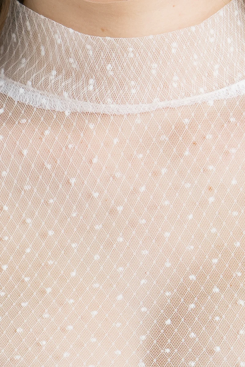 Alissa by Kinga Mathe Dirndlbluse Liliana weiß – Bild 5