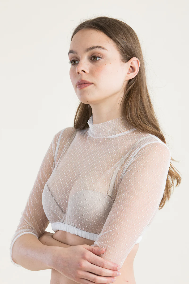 Alissa by Kinga Mathe Dirndlbluse Liliana weiß – Bild 6